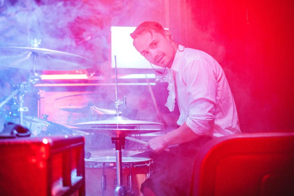 bubeník drummer drums bicí gig show koncert kapela punk rock hudba